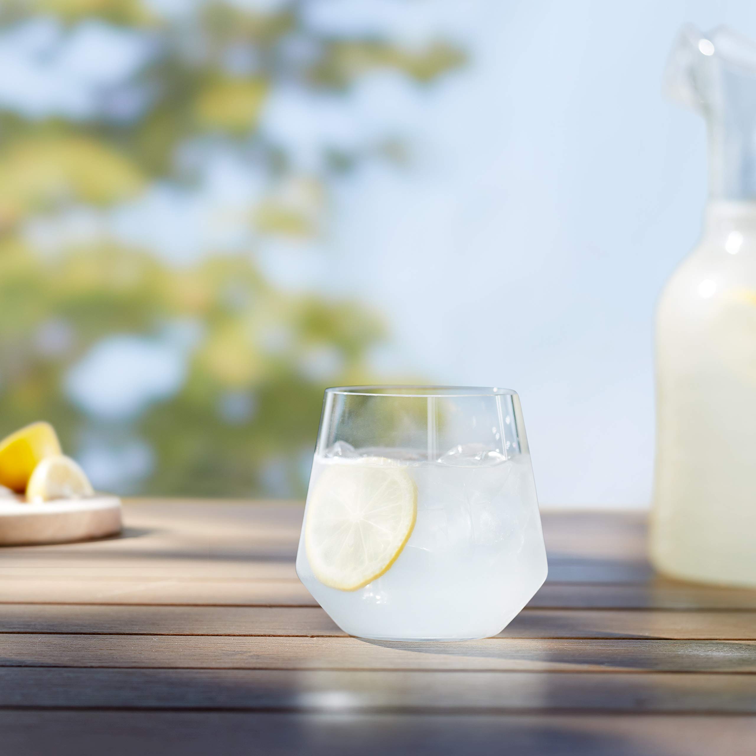 AmazonBasics Tritan 無腳酒杯｜14 oz・4件組 · 圖片 4
