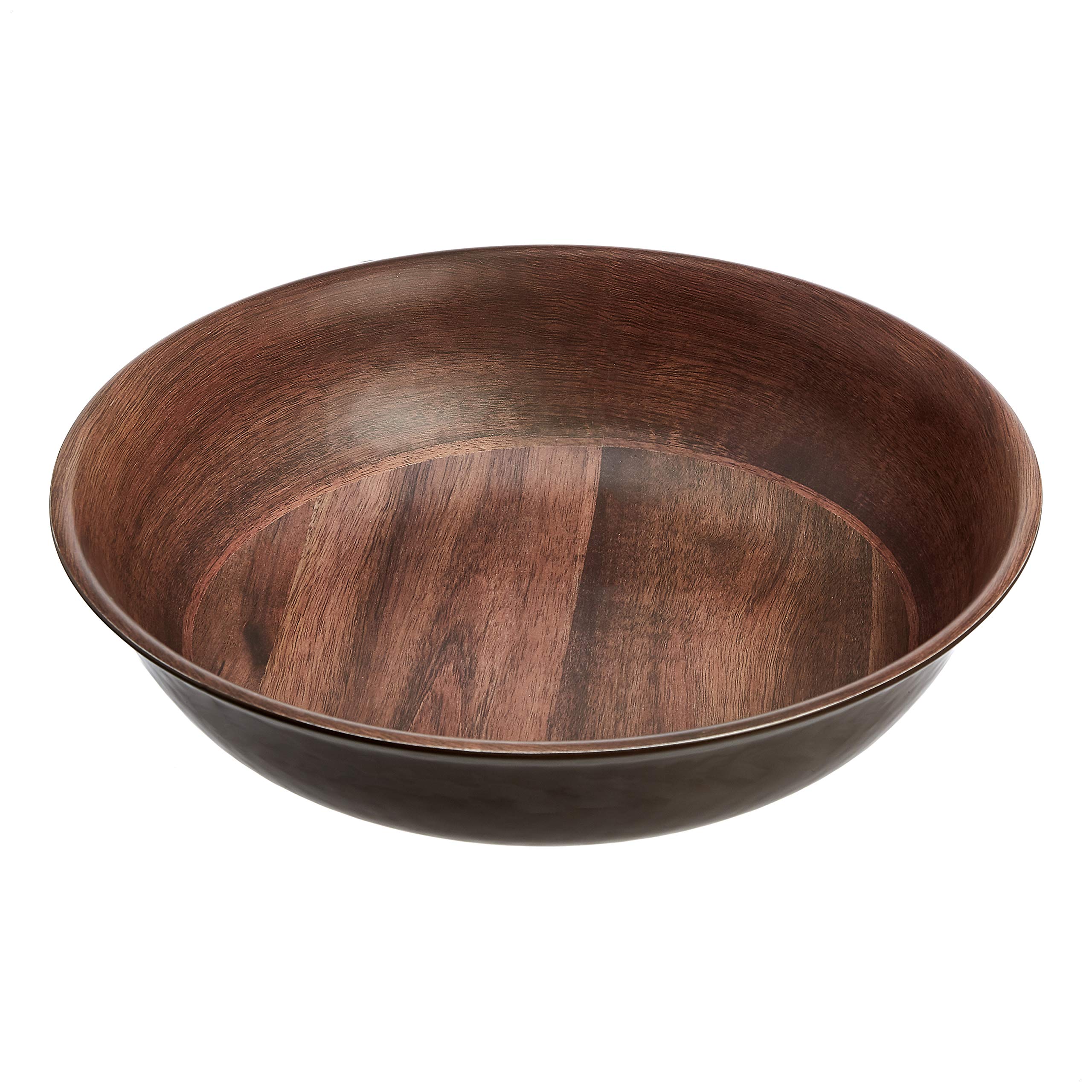 AmazonBasics 沙律上菜碗連餐具｜13.8吋・相思木紋 · 圖片 3
